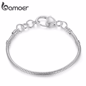 Pulseira Bamoer & Bangle Com Fivela Ajustável / Bijuteria Original Pa1305