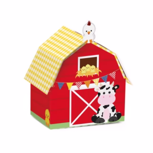 Caixa Celeiro Festa Fazendinha - 8 unidades - Rizzo