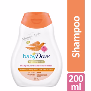 Shampoo Hidratação Cabelos Cacheados Baby Dove 200ml