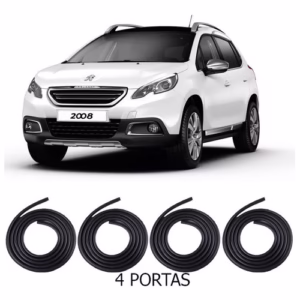 Kit Borrachas De Vedação Peugeot 2008'2015 2016 2017 4portas