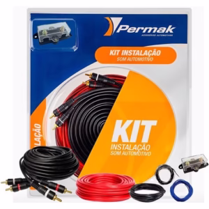 Kit Instalação Som Automotivo 2500w Rms Permak