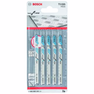 Lâmina Tico-Tico Bosch 68mm p/ Metal 17-23 Dentes 5 Peças Basic for Metal T118A