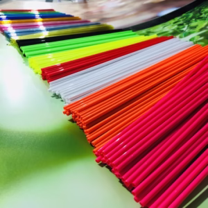 100 palito para pirulito 28 cm tubo pet cristal ou colorido 16 cores//