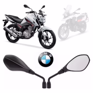 Retrovisor Bmw F800 Gs 650 Fixo Rosca Honda CB400/ 50cc/biz100/biz100i/biz125/CB1000R/CB1100F/CB200