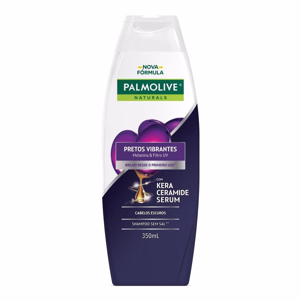 Shampoo Palmolive Naturals Iluminador Pretos 350ml - Imagem 2