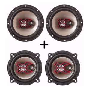Jogo Auto Falantes Bravox 6 E 5 200w Rms Palio Uno 4 Portas