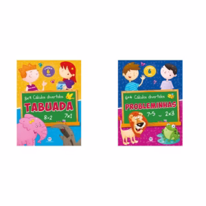 Kit Livros Apoio Escolar - Tabuada e Probleminhas