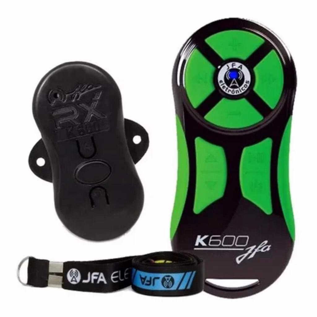 Controle Longa Distancia Jfa Preto Com Verde K600
