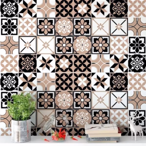 Papel De Parede Para Cozinha Azulejo Português Lavável 2,5 Mts
