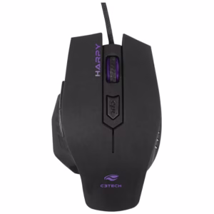 Mouse Gamer Harpy 3200dpi Led Multicol MG-100BK - C3Tech