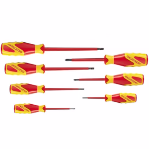 Jogo de Chave Fenda e Phillips Isoladas Gedore com 7 Peças VDE 2170-2160