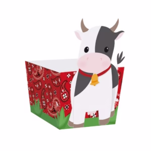 Mini Cachepot de Vaquinha Festa Fazendinha - 10 uni -Rizzo