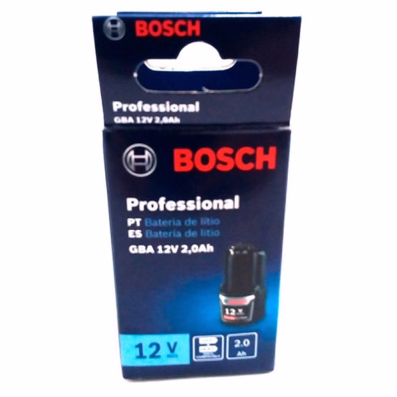 Bateria de LI-ON para Parafusadeira 12 V 2 AH 1600A0021D BOSCH - Imagem 2