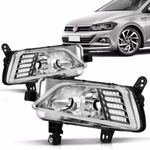 Par Farol Milha Polo 2018 2019 2020 Cromado