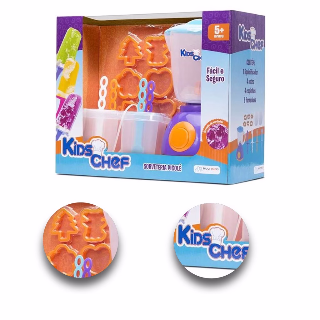 Brinquedo Kids Chef Sorveteria Picolé com Acessórios Multikids - BR110 - Imagem 2