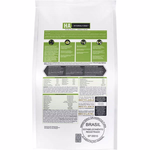 Ração Nestlé Purina Pro Plan para Gatos - Veterinary Diets HA Hydrolyzed 1,5kg - Imagem 2