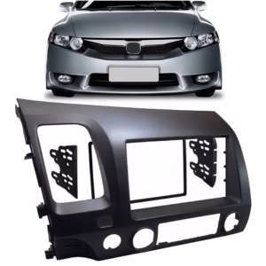 Moldura Painel 2 Din New Civic 2007 2008 2009 2010 2011