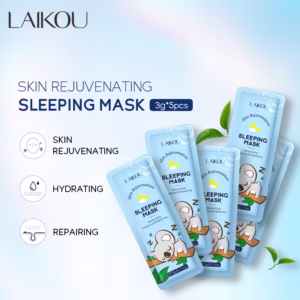 Laikou Máscara De Dormir Hidratante E Rejuvenescimento Facial Clareadora 5pçs