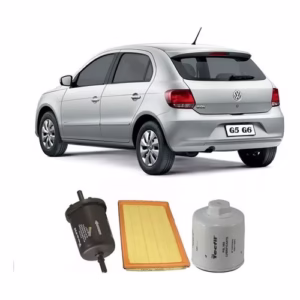 Kit Filtro Gol G5 G6 1.0 Oleo Motor E Combustível Tecfil