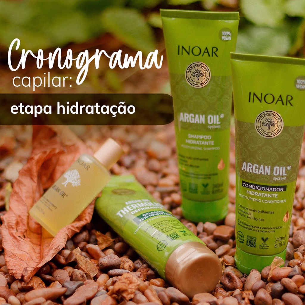 Inoar Argan Oil System - Shampoo 500ml - Imagem 2