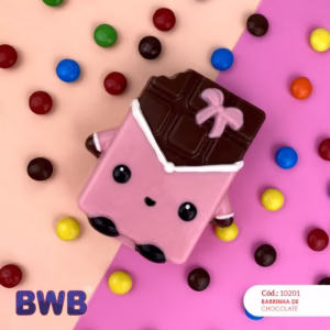Forma De Acetato BARRINHA DE CHOCOLATE 3 Partes BWB com Silicone Para Chocolates.