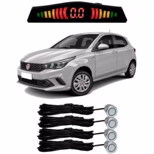 Sensor De Estacionamento Ré Argo Todos Os Modelos Prata