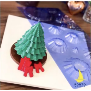 1~5 Forma Para Chocolate: 1 Árvore De Natal 3d - Porto Formas Cod P859