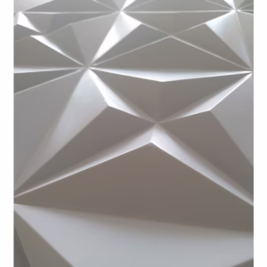 Placa decorativa parede revestimento 3D PVC Modelo Estrelar 15 Placas