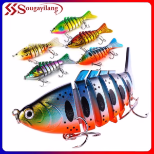 Sougayilang Articulado Isca De Pesca Wobbler Isca Dura 100 Milímetros Isca Artificial Swimbait Biônico