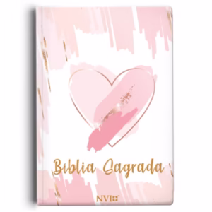Bíblia Sagrada Slim Pinceladas de Amor | NVI | Letra Maior | Semi Luxo