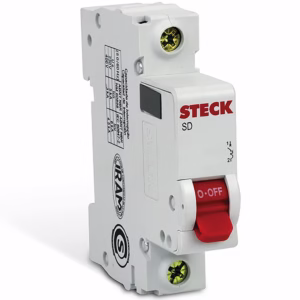 Disjuntor Mini Din Unipolar 10A Curva C 3Ka 230/400V Steck