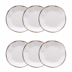 Conjunto de 6 Pratos Fundos 22,5cm Ryo Maresia