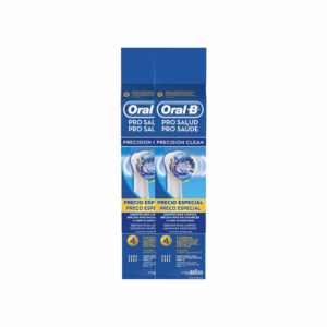 Kit Refil Escova Elétrica Oral-B Precision Clean com 8 unidades
