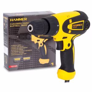 Parafusadeira / Furadeira Eletrica 3/8 Pol. 300w - Hammer
