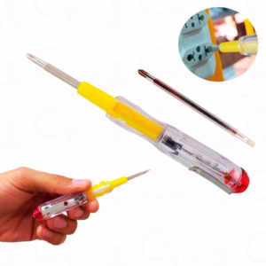 Chave De Teste Voltagem Digital Fenda E Philips 2 Em 1 Ponta Removível 2 Pontas Eletricista