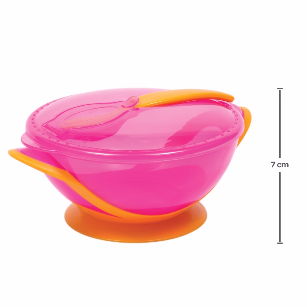 Potinho Ventosa Refeição Bebê Rosa 5803 - Buba - Imagem 2