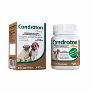 Condroton Regenerador Articular 60 Comp. 500mg - Vetnil condroitina e glucosamina