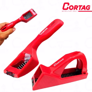 Raspador Manual Tipo Plaina Ou Reto Para Drywall E Gesso Madeira Plástico - Cortag