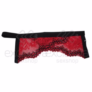Lingerie Sapeka - Venda Lility | Cor: Rubi com Detalhe Preto
