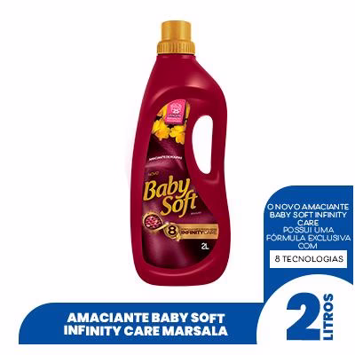 Amaciante Baby Soft Infinity Care Marsala 2L - Imagem 2