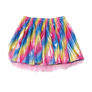 Saia Tute com Tecido Colorido Infantil Festa Carnaval 01 Unidade Cromus