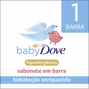 Sabonete em Barra Baby Dove Hidratação Enriquecida 75g