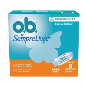 Absorvente Interno O.B. Procomfort Super 8 Unidades