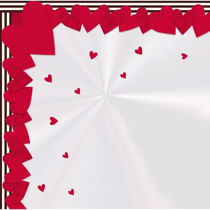 Saco Express 37,5x37,5cm para Ovos de Coração de 250g a 350g - In Love - 05 unidades - Cromus Páscoa