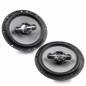 Par Alto Falantes Automotivos 6 Polegadas Quadriaxial Cinza 140W Leson Resistente Para Porta