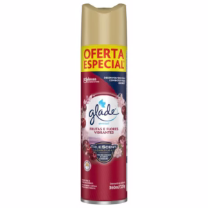 Odorizador de Ambiente Glade Aerosol Frutas e Flores Vibrantes 360ml Oferta Especial