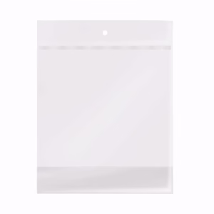 Saco adesivado com Furo 10x15cm - 100 unidades - Cromus Embalagens