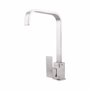 Torneira Para Cozinha Misturador Monocomando Aço Inox 304 São Lorenço Pingoo - Prata Escovado