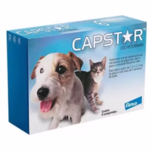 Antipulgas Capstar 11mg - 06 Comprimidos Cães Gatos Até 11kg