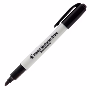 Pincel permanente Markador Extra ponta 4.0 chanfrada Preto Pilot